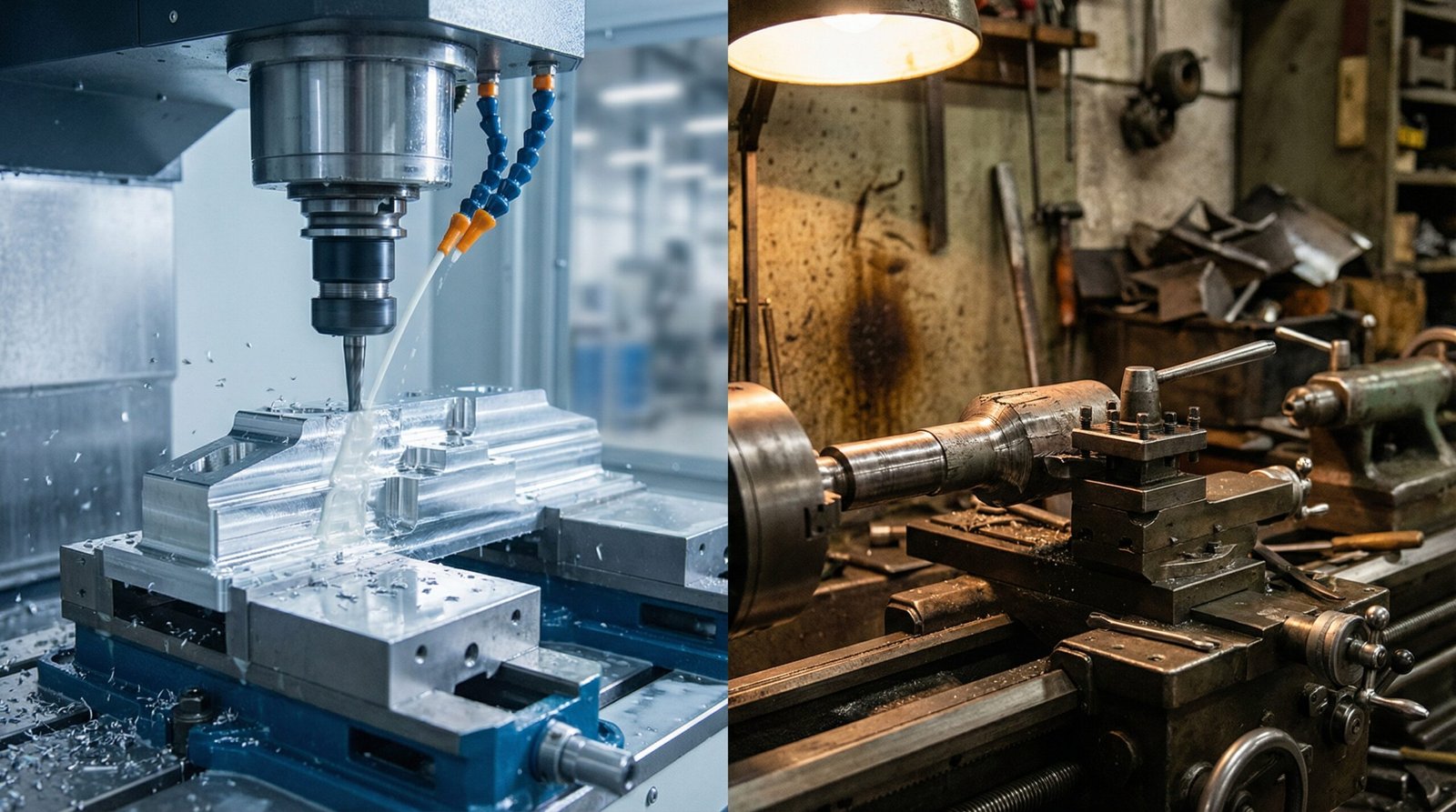 CNC Machining vs Traditional Manufacturing