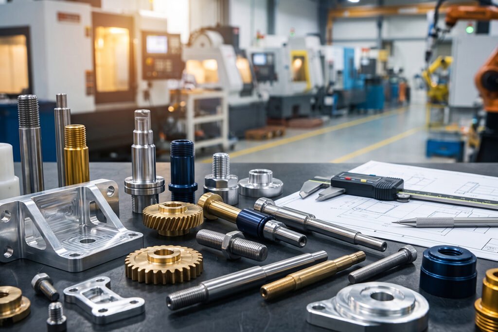 CNC-machined spare parts in the UAE